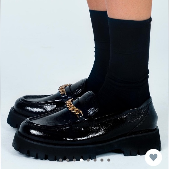 Princess Polly Unchained Patent Loafer - Picture 2 of 9